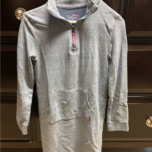 Vineyard Vines Blue Heather Quarter-Zip Pullover